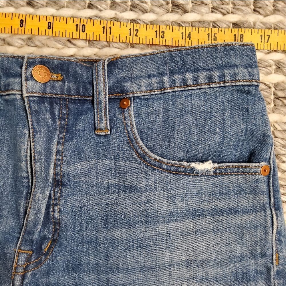Madewell High Rise Denim Shorts Size 30 - Picture 14 of 15